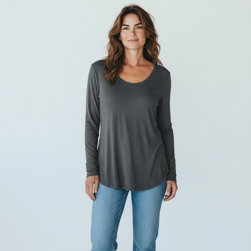 Kit and Ace Atal M boyfriend long sleeve top